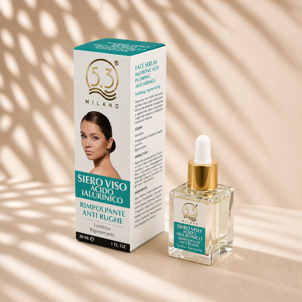 Siero Viso Acido Ialuronico Rimpolpante Anti Rughe
