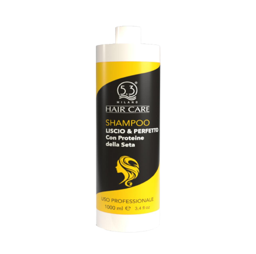Smooth and perfect shampoo with silk proteins