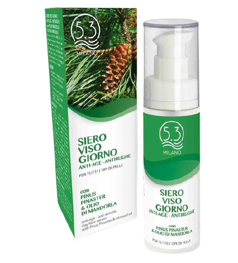 SIERO VISO GIORNO ANTIAGE - ANTIRUGHE CON PINUS PINASTER & OLIO DI MANDORLE - DMD cosmetics